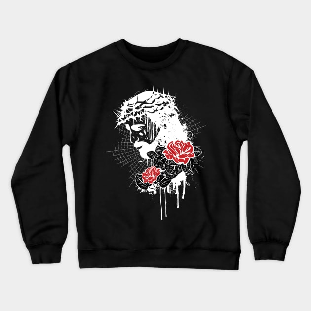 The Suffering of Jesus Christ Crewneck Sweatshirt by firedove10